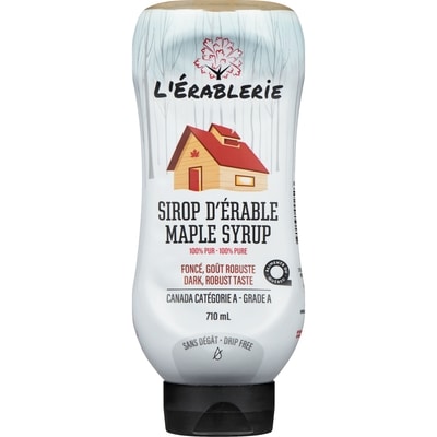 L'erablerie Maple Syrup 710 ml, $2.25/100ml