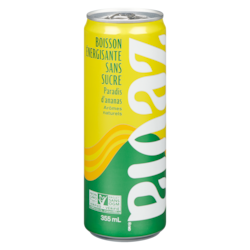 Zavia Boisson énergisante sans sucre, paradis d'ananas 355 ml, 0,70 $/100ml