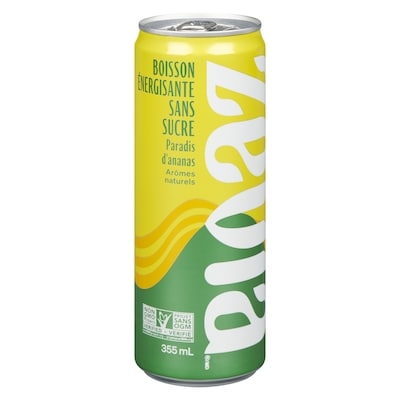 Zavia Boisson énergisante sans sucre, paradis d'ananas 355 ml, 0,70 $/100ml