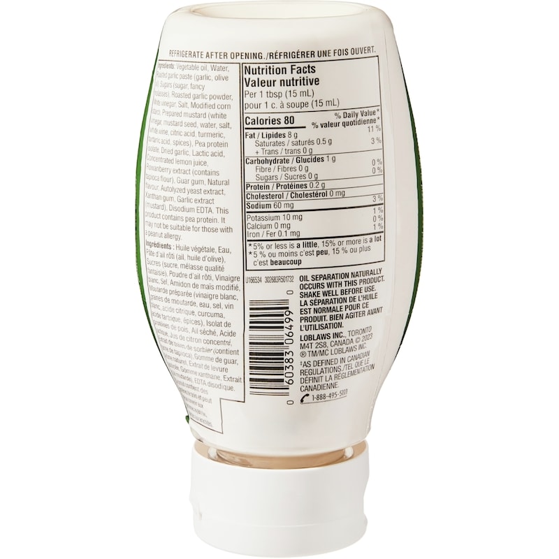 Plant-Based Garlic Mayo-Style Spread