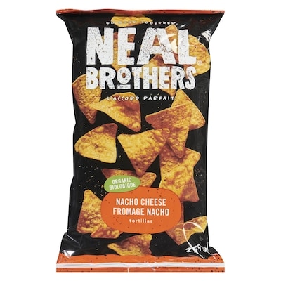 Neal Brothers Tortillas biologique fromage nacho 255 g, 2,35 $/100g