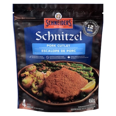 Schneiders Frozen Pork Schnitzel Cutlets 450 g, $2.89/100g