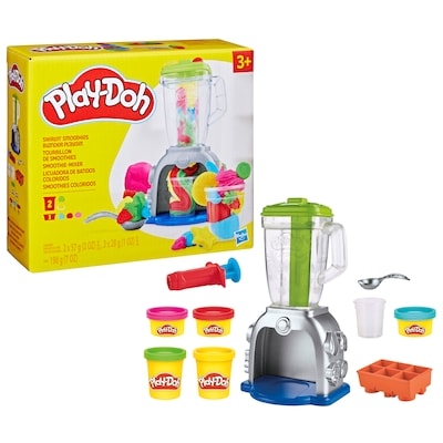 Play-Doh, coffret Tourbillon de smoothies, jouet avec pâte à modeler