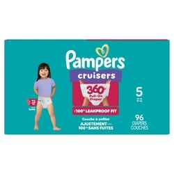 Pampers Cruisers 360 Diapers Size 5 96 Count 96 ea, $0.42/1ea