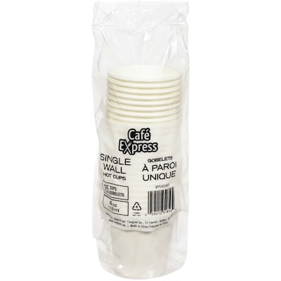 Cafe Escapes Single Wall Cup 4 oz 25 ea, $0.05/1ea