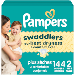 Swaddlers Diapers, Size 2, 144 Count
