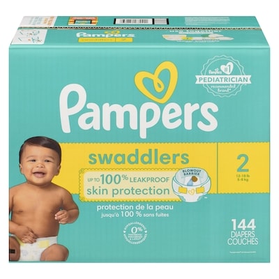 Pampers Swaddlers Diaper Size 2 144 Count 144 ea, $0.28/1ea