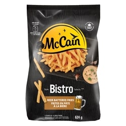 McCain Bistro Selects™ Beer Battered Fries 624 g, $0.80/100g