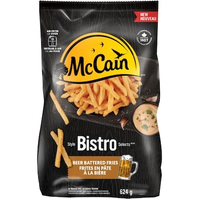 McCain Frites en pâte à la bière Style BistroMC 624 g, 0,96 $/100g