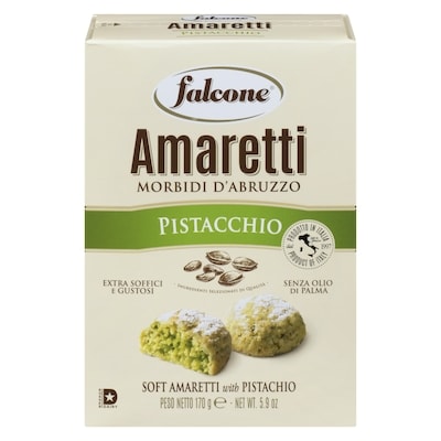 Falcone Soft Amaretti With Pistachio 170 g, $2.35/100g