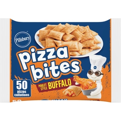 Pillsbury Pizza Bites, Poulet Style Buffalo, Pizzas Collations Surgelées 693 g, 1,30 $/100g