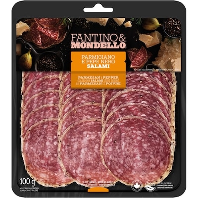 Fantino & Mondello Parmigiano E Pepe Nero Dry Salami 100 g, $7.50/100g
