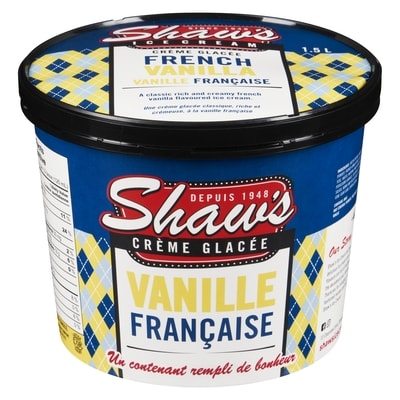 Shaw’s Vanille française 1.5 l, 0,63 $/100ml