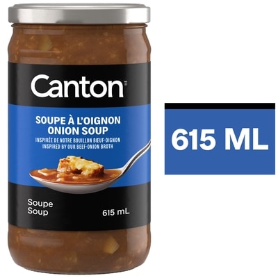 Canton Soupe à l'Oignon 615 ml, 1,14 $/100ml