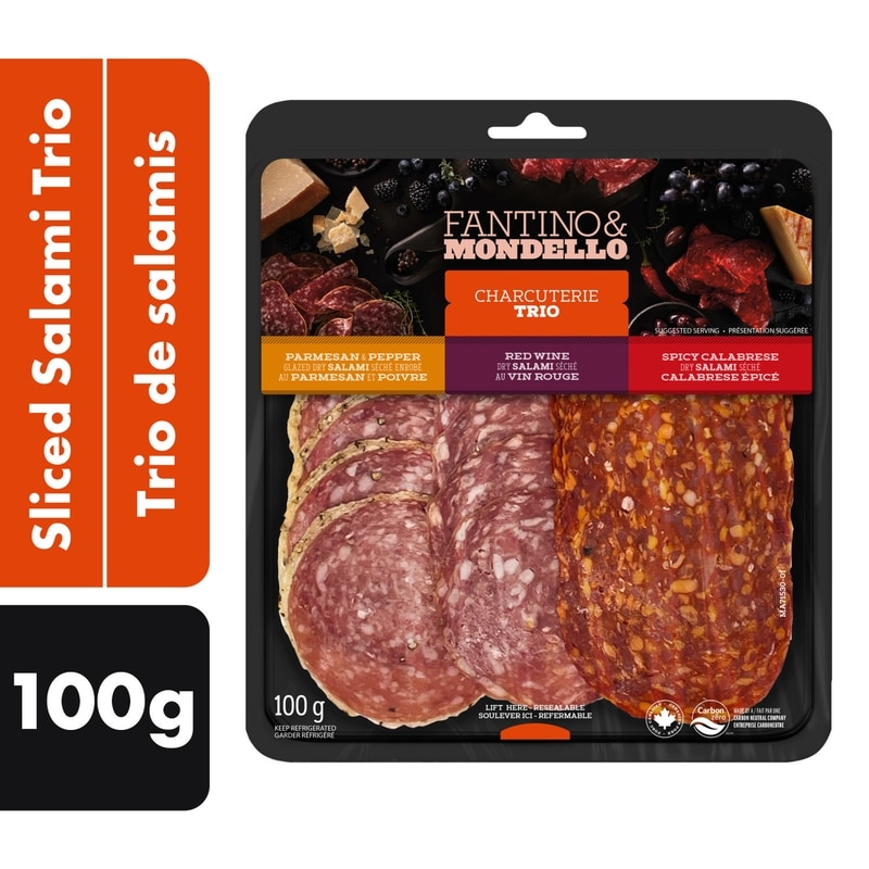 Sliced Salami Charcuterie Meat Trio