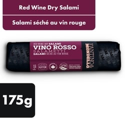 Fantino & Mondello Salametti au vin rouge 175 g, 4,57 $/100g