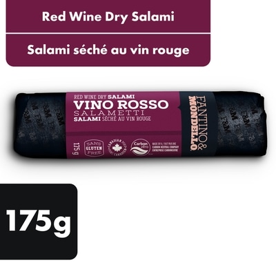 Fantino & Mondello Salametti au vin rouge 175 g, 4,57 $/100g