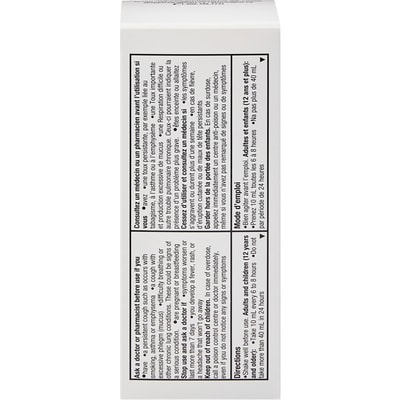 Sirop pour le soulagement de la toux sèche extra fort, saveur de baies sauvages