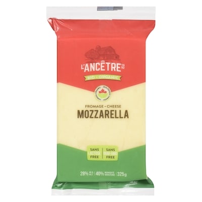 L'Ancetre Cheese Mozzarella Organic 28% M.F. 325 g, $4.30/100g