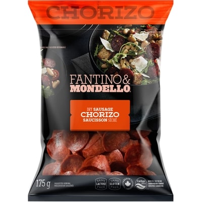 Fantino & Mondello Sliced Dry Chorizo Sausage 175 g, $4.85/100g