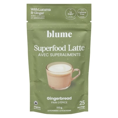 Blume Superfood Gingerbread Latte Blend 100 g, $24.99/100g