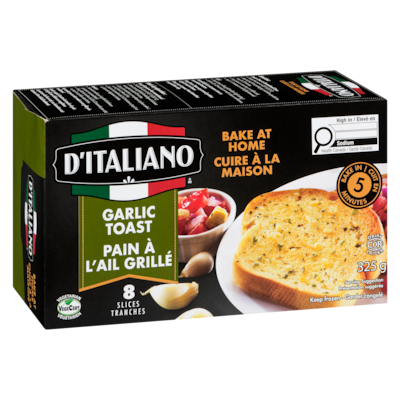 Garlic Toast, Bake At Home, 8 Slices