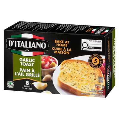 Garlic Toast, Bake At Home, 8 Slices