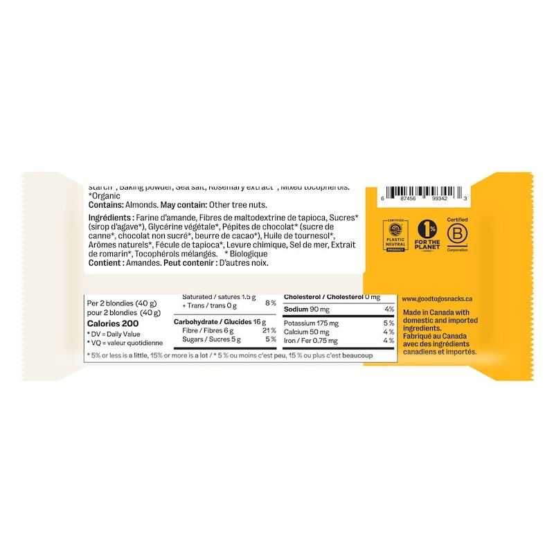 Blondies Chocolate Chip