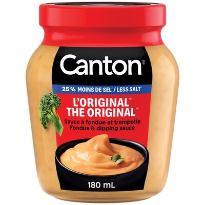 Canton The Original 25% Less Salt Fondue & Dipping Sauce 180 ml, $1.94/100ml
