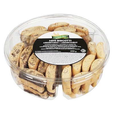 Mom's Best Mini Biscotti Assortment 600 g, $3.17/100g