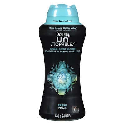 Downy Perles rehausse-parfum pour la lessive Unstopables, Frais  680 g, 3,09 $/100g