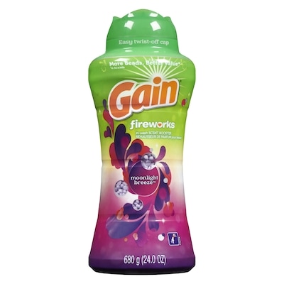 Gain Perles de rehausseur de parfum pour lessive Fireworks, Moonlight Breeze  680 g, 3,09 $/100g
