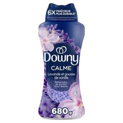 Downy Perles rehausse-parfum pour lessive Infusions, CALM, Lavande apaisante et gousse de vanille  680 g, 3,09 $/100g