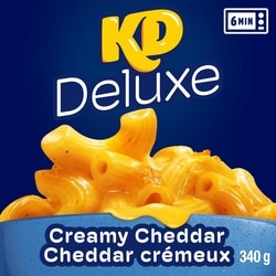 Kraft Macaroni et fromage au cheddar crémeux surgelé kd deluxe, boîte 340 g, 1,18 $/100g