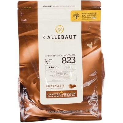 Barry Callebaut Milk Chocolate 2.5 kg, $2.72/100g