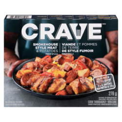 Crave Viande et pommes de terre, style fumoir 278 g, 2,33 $/100g