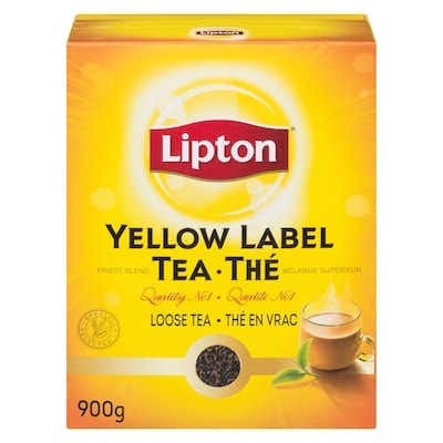 Lipton Yellow label thé en vrac 900 g, 1,72 $/100g