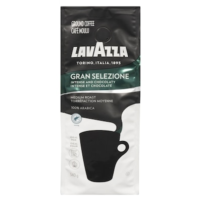 Lavazza Ground Coffee Gran Selezione Medium Roast 340 g, $3.82/100g
