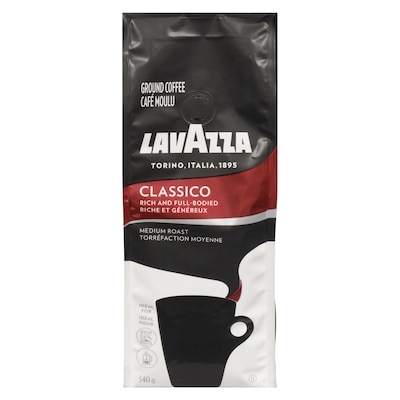 Lavazza Café moulu classico torréfaction moyenne 340 g, 4,12 $/100g