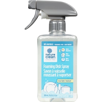 Nature Clean Foaming Dish Spray 500 ml, $1.20/100ml