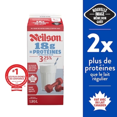 Neilson Breuvage 18 g de protéines 3.25 % 1.89 l, 0,44 $/100ml
