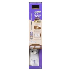 Swiffer Trousse de vadrouille PowerMop pour planchers en bois, solution à séchage rapide parfum Citron, comprend une vadrouille PowerMop, 2 recharges de coussins nettoyants, 1 solution nettoyante à séchage rapide parfum Citron et 2 piles 1 ea, 45,99 $/1ch