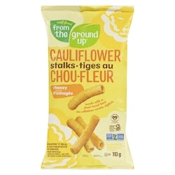 Cauliflower Stalks, Cheezy