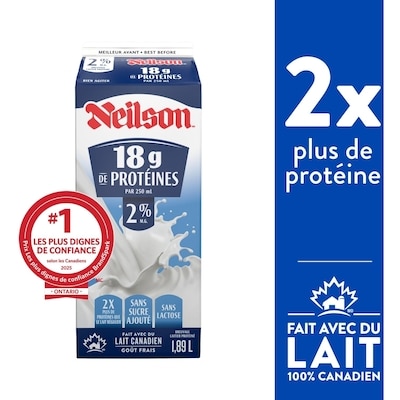 Neilson Breuvage laitier protéiné 2% 1.89 l, 0,39 $/100ml