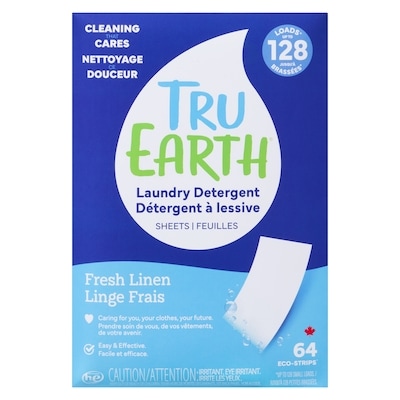 Tru Earth Laundry Detergent Eco-Strips 64 ea, $0.39/1ea
