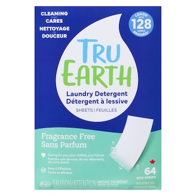 Tru Earth Laundry Detergent Eco-Strips 64 ea, $0.39/1ea