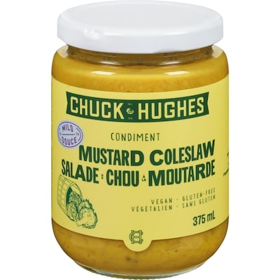 Chuck Hughes Condiment Mustard Coleslaw Mild 375 ml, $1.86/100ml