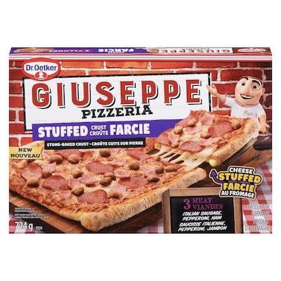 Dr Oetker Stuffed Crust Pizza, 3 Meat 724 g, $1.31/100g