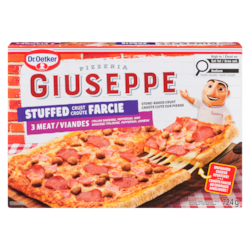 Dr. Oetker Pizza en croûte farcie 3 viandes 724 g, 0,97 $/100g
