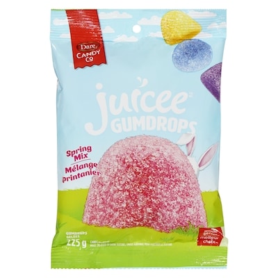 Dare Juicee Gumdrops Candy Spring Mix Gumdrops 225 g, $1.11/100g